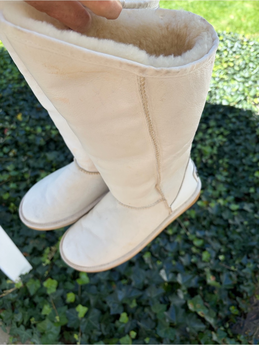 Australia Luxe Collective Cream Shearling Winter Boots